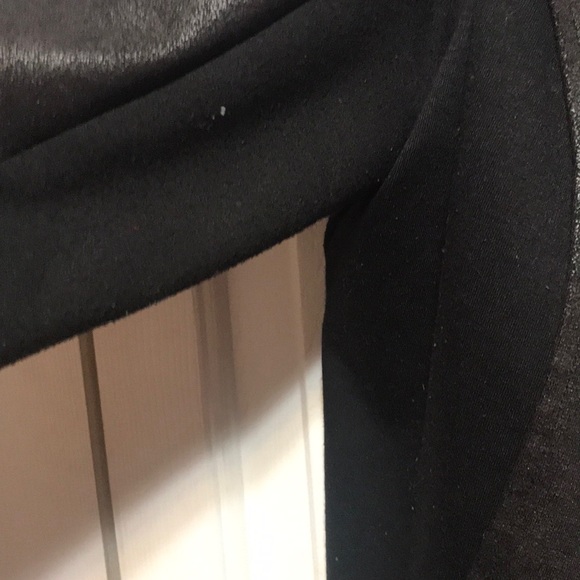 Black Faux Leather Jacket - Picture 7 of 8